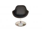 Sill&oacute;n de dise&ntilde;o SOLLY blanco y negro