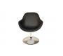 Sill&oacute;n de dise&ntilde;o SOLLY blanco y negro