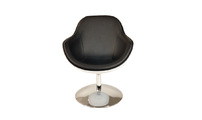 Sill&oacute;n de dise&ntilde;o SOLLY blanco y negro