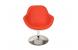 Sill&oacute;n de dise&ntilde;o SOLLY blanco y rojo  image 1