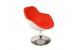 Sill&oacute;n de dise&ntilde;o SOLLY blanco y rojo  image 2