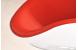 Sill&oacute;n de dise&ntilde;o SOLLY blanco y rojo  image 4