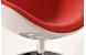 Sill&oacute;n de dise&ntilde;o SOLLY blanco y rojo  image 5