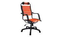 Sill&oacute;n de Oficina de Dise&ntilde;o El&aacute;stico Naranja Stardust V1
