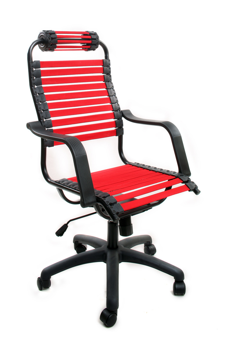 Sill&oacute;n de Oficina de Dise&ntilde;o El&aacute;stico Rojo Stardust V1