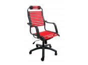 Sill&oacute;n de Oficina de Dise&ntilde;o El&aacute;stico Rojo Stardust V1
