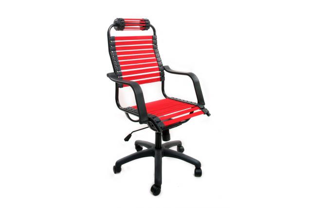 Sill&oacute;n de Oficina de Dise&ntilde;o El&aacute;stico Rojo Stardust V1