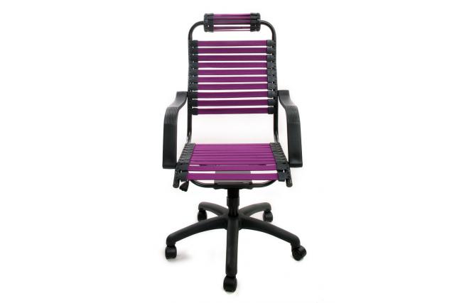 Sill&oacute;n de Oficina de Dise&ntilde;o El&aacute;stico Violeta Stardust V1