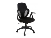  Sill&oacute;n de oficina de dise&ntilde;o negro KIRBY