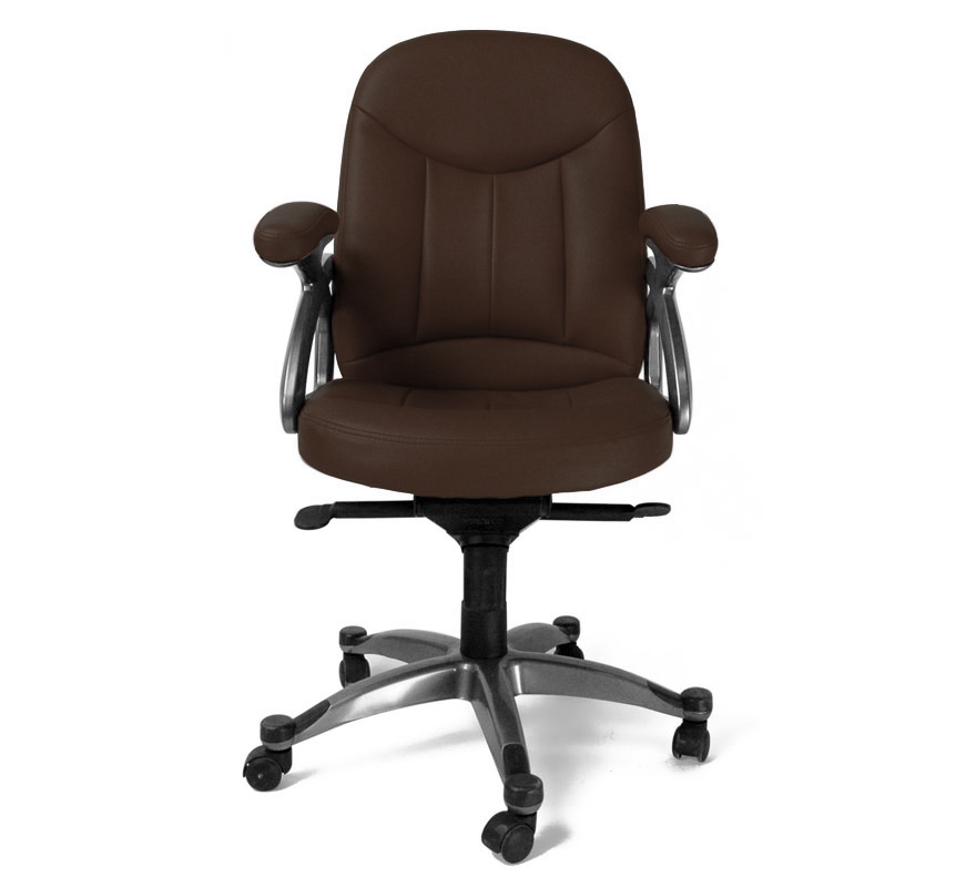 Sill&oacute;n de oficina ENZO de color chocolate image 1