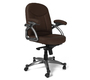 Sill&oacute;n de oficina ENZO de color chocolate image 2