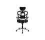 Sill&oacute;n de oficina ergonomico gris antracita y blanco UP TO YOU