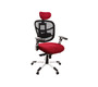 Sill&oacute;n de oficina ergonomico negro y rojo, opci&oacute;n perchero UP TO YOU