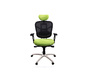 Sill&oacute;n de oficina ergonomico verde anis y negro UP TO YOU
