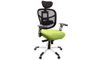 Sill&oacute;n de oficina ergonomico verde anis y violeta UP TO YOU