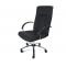 Sill&oacute;n de oficina LEONARDO color negro y de cuero