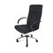 Sill&oacute;n de oficina LEONARDO color negro y de cuero
