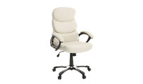 Sill&oacute;n de oficina pleglable color crema GALLIEN