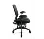 Sill&oacute;n de Oficina Tejido Malla Gris Leni V1