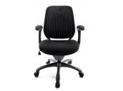 Sill&oacute;n de Oficina Tejido Malla Negro Leni V1
