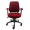 Sill&oacute;n de Oficina Tejido Malla Rojo Burdeos Leni V1