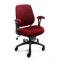 Sill&oacute;n de Oficina Tejido Malla Rojo Burdeos Leni V1