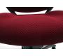 Sill&oacute;n de Oficina Tejido Malla Rojo Burdeos Leni V1