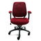 Sill&oacute;n de Oficina Tejido Malla Rojo Burdeos Leni V1