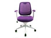 Sill&oacute;n de Oficina Tejido Malla Violeta Leni V2