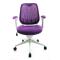 Sill&oacute;n de Oficina Tejido Malla Violeta Leni V2