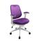 Sill&oacute;n de Oficina Tejido Malla Violeta Leni V2