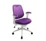 Sill&oacute;n de Oficina Tejido Malla Violeta Leni V2
