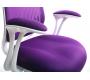Sill&oacute;n de Oficina Tejido Malla Violeta Leni V2