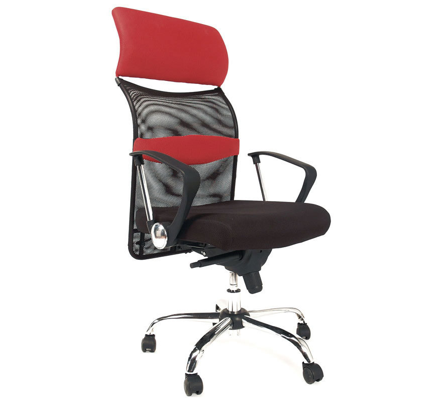 Sill&oacute;n de oficina TITAN color rojo