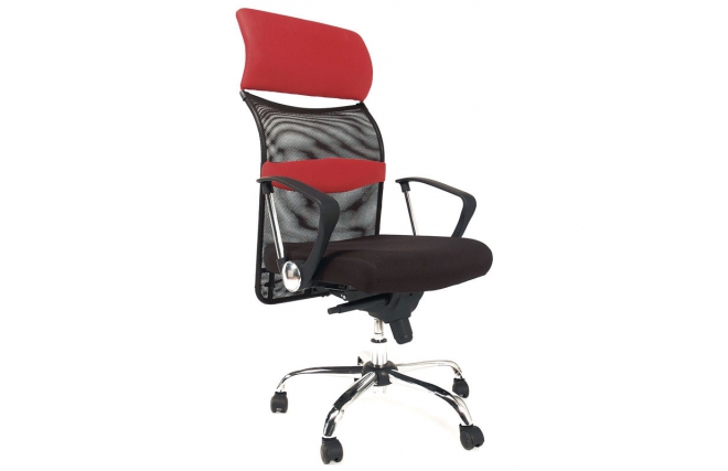 Sill&oacute;n de oficina TITAN color rojo