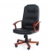 Sill&oacute;n de oficina VENUS color negro y con una elegante piel  pigmentada