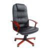 Sill&oacute;n de oficina VENUS color negro y con una elegante piel  pigmentada image pub1