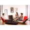 Sill&oacute;n de relax easy Clic de color rojo