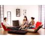 Sill&oacute;n de relax easy Clic de color rojo