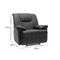 Sill&oacute;n de  Relax ROSS de color negro