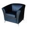 Sill&oacute;n de sal&oacute;n contempor&aacute;neo MICAH de color negro