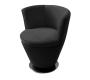 Sill&oacute;n de sal&oacute;n moderno COOPER de color negro 