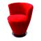 Sill&oacute;n de sal&oacute;n moderno de color rojo Cooper