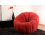 Sill&oacute;n Flower ultra confortable giratorio de color rojo