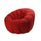 Sill&oacute;n Flower ultra confortable giratorio de color rojo