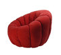 Sill&oacute;n Flower ultra confortable giratorio de color rojo