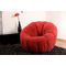 Sill&oacute;n Flower ultra confortable giratorio de color rojo