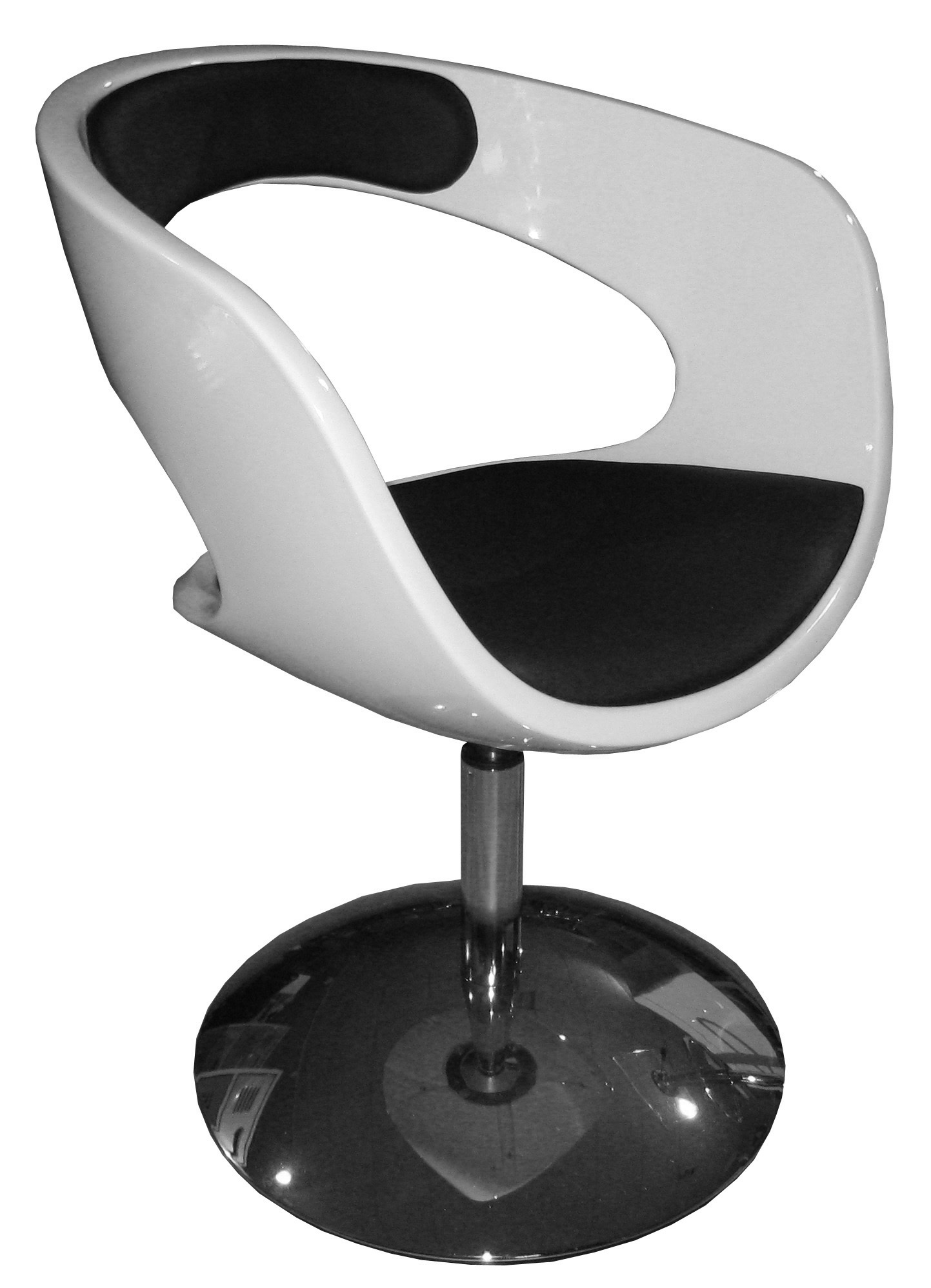 Sill&oacute;n GROOVY blanco y negro