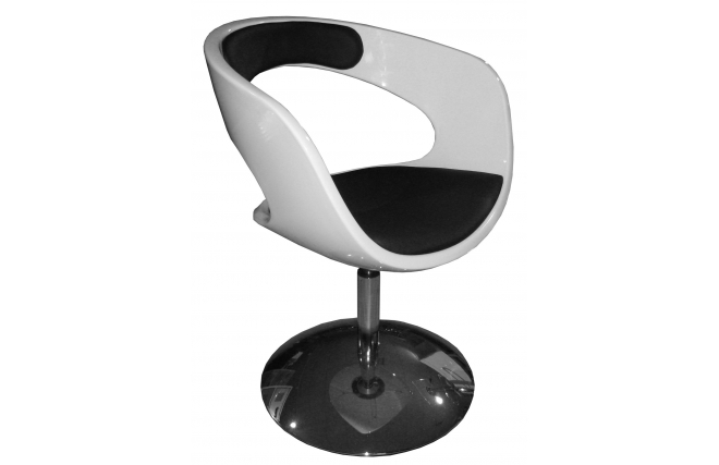 Sill&oacute;n GROOVY blanco y negro