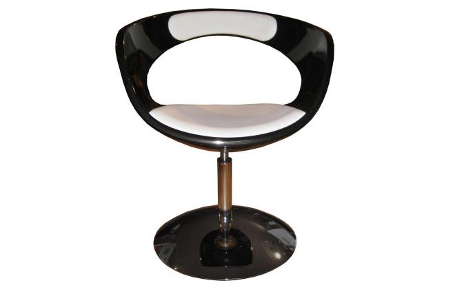 Sill&oacute;n GROOVY negro y blanco